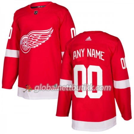 Detroit Red Wings Hockeydrakt Custom 2017-2018 Rød Adidas Authentic - Herre